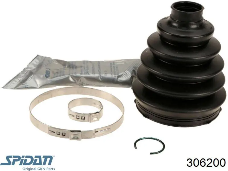Bota de proteção externa de junta homocinética do semieixo dianteiro GKN-Spidan 306200 preço, a partir de 22,04 USD