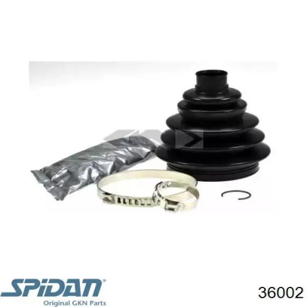 36002 GKN-Spidan Bota de proteção externa de junta homocinética do semieixo dianteiro
