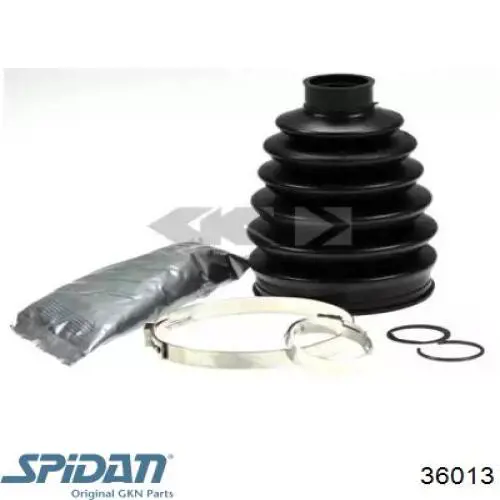 36013 GKN-Spidan Bota de proteção externa de junta homocinética do semieixo dianteiro