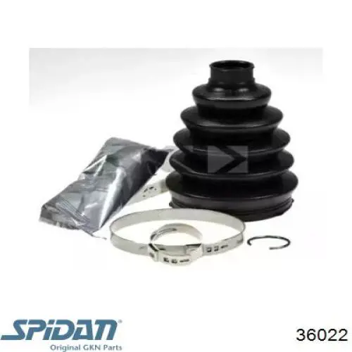 Bota de proteção externa de junta homocinética do semieixo dianteiro GKN-Spidan 36022 preço, a partir de 22,08 USD