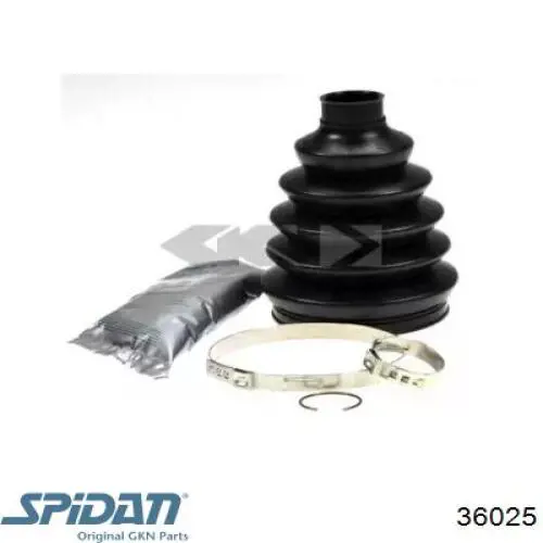 36025 GKN-Spidan Bota de proteção externa de junta homocinética do semieixo dianteiro