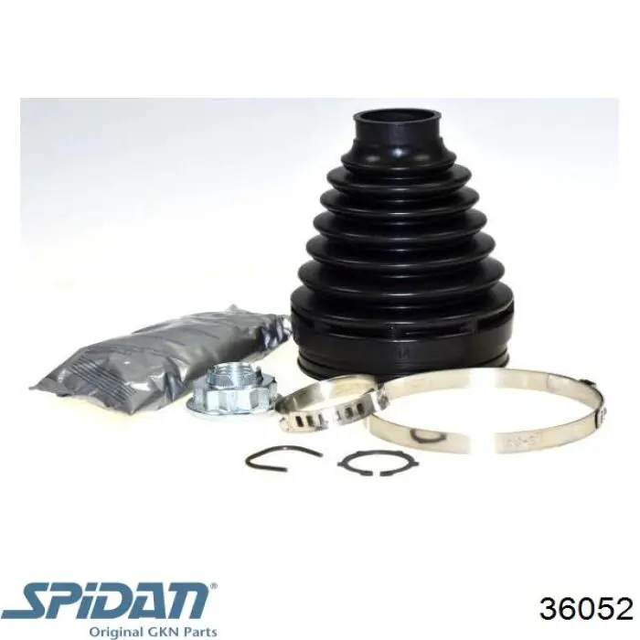 36052 GKN-Spidan Bota de proteção interna de junta homocinética do semieixo dianteiro