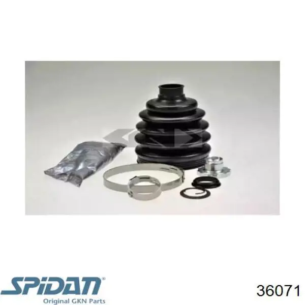 36071 GKN-Spidan Bota de proteção externa de junta homocinética do semieixo dianteiro