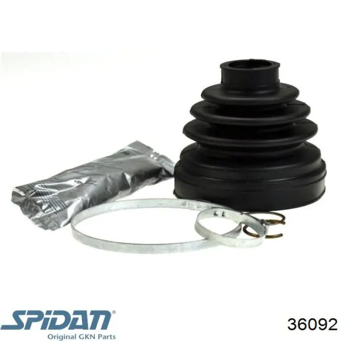 Bota de proteção interna de junta homocinética do semieixo dianteiro GKN-Spidan 36092 preço, a partir de 18,12 USD