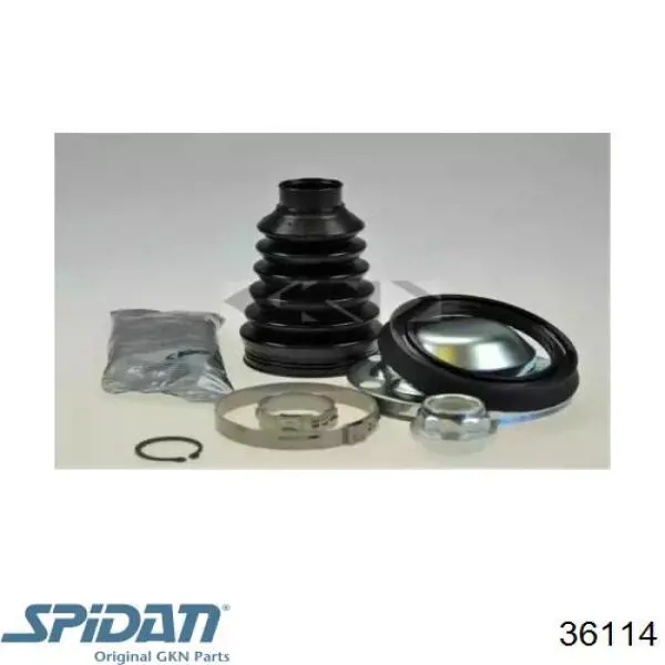 Bota de proteção interna de junta homocinética do semieixo dianteiro GKN-Spidan 36114 preço, a partir de 13,20 USD