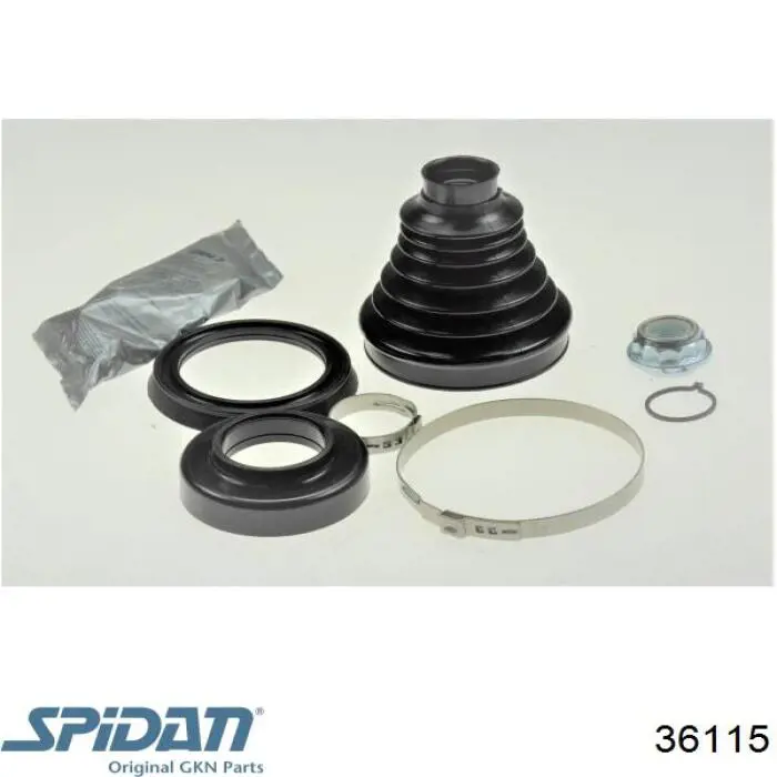 Bota de proteção interna direita de junta homocinética do semieixo dianteiro GKN-Spidan 36115 preço, a partir de 18,05 USD