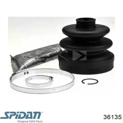 Bota de proteção interna esquerda de junta homocinética do semieixo dianteiro GKN-Spidan 36135 preço, a partir de 32,77 USD