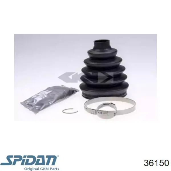 Bota de proteção externa de junta homocinética do semieixo dianteiro GKN-Spidan 36150 preço, a partir de 18,17 USD