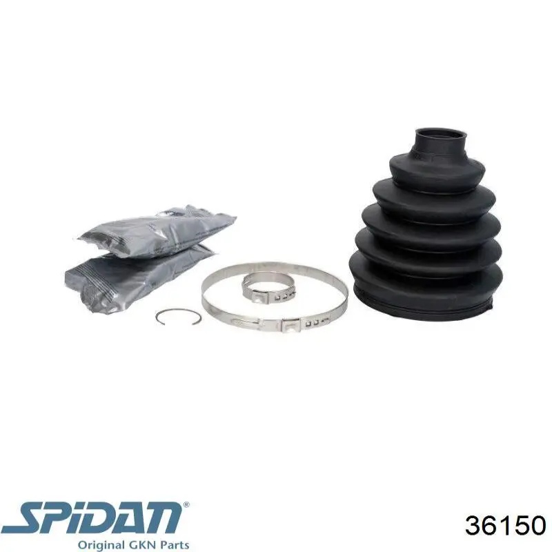 36150 GKN-Spidan Bota de proteção externa de junta homocinética do semieixo dianteiro