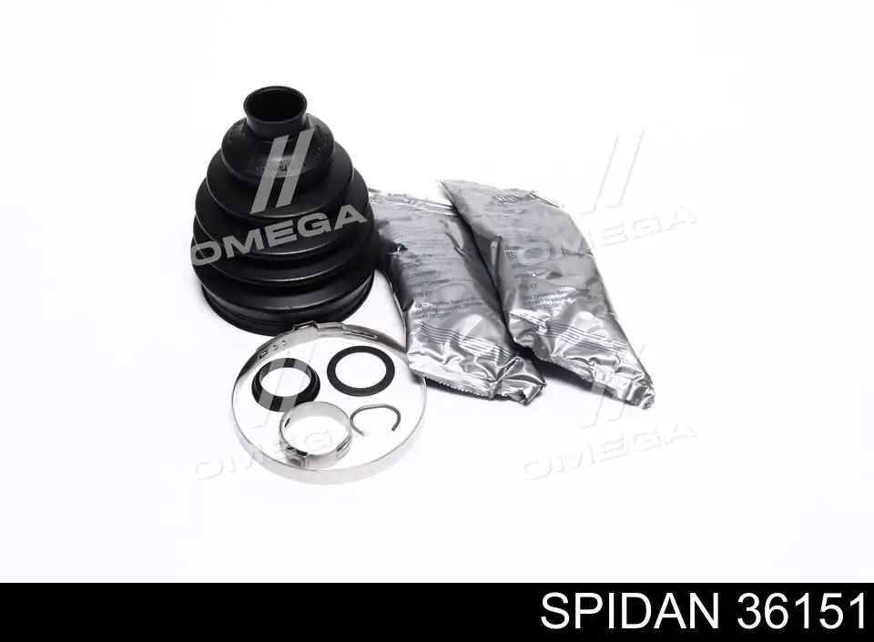 36151 GKN-Spidan Bota de proteção externa de junta homocinética do semieixo dianteiro