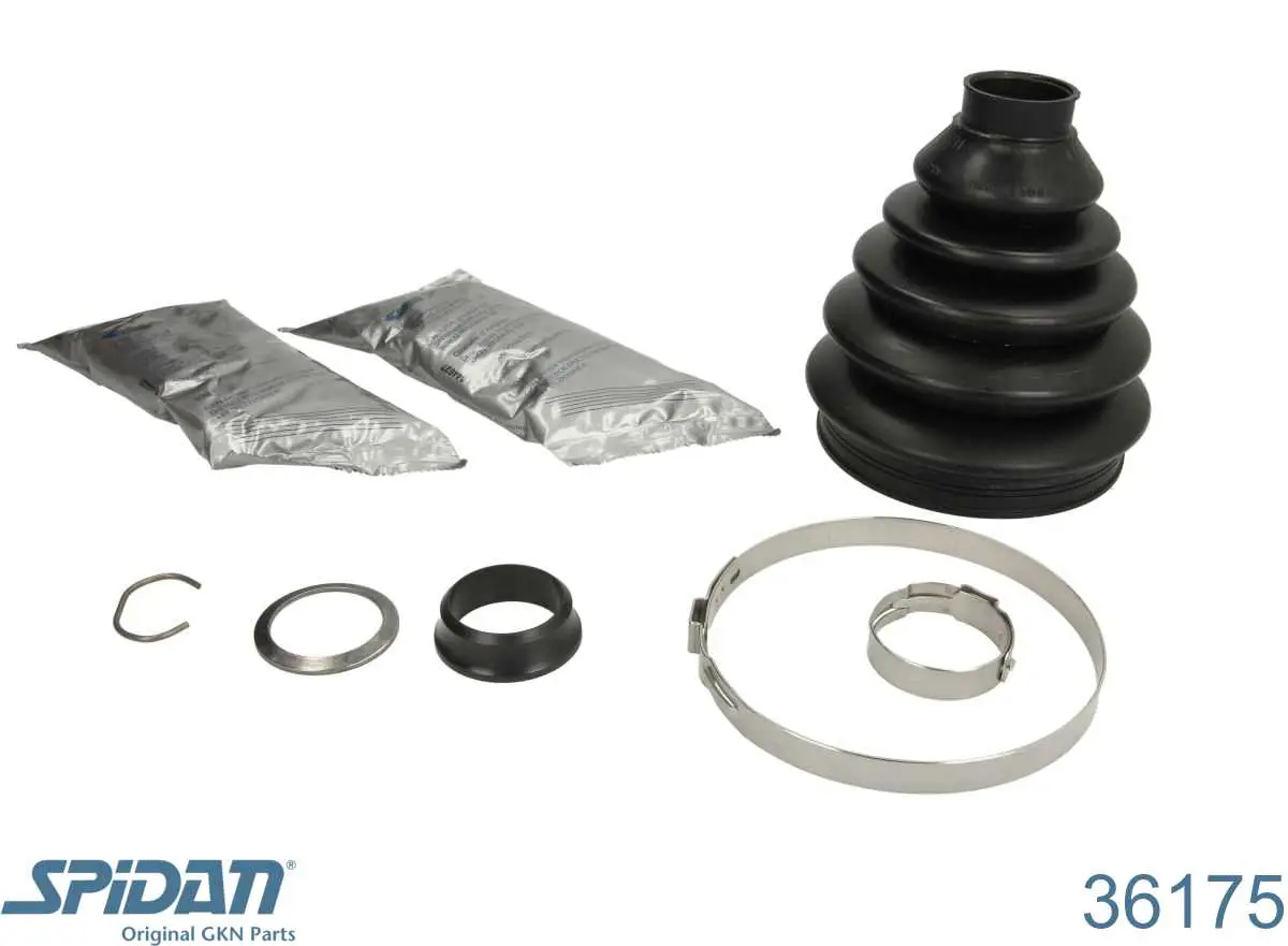 36175 GKN-Spidan Bota de proteção externa de junta homocinética do semieixo dianteiro