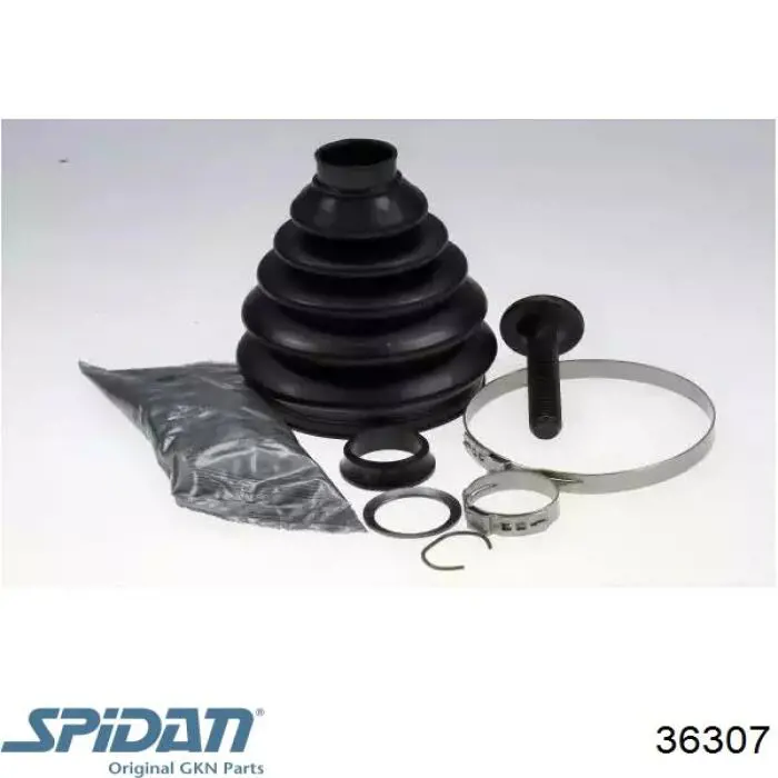 36307 GKN-Spidan Bota de proteção externa de junta homocinética do semieixo dianteiro