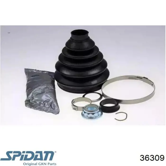 Bota de proteção externa de junta homocinética do semieixo dianteiro GKN-Spidan 36309 preço, a partir de 13,30 USD