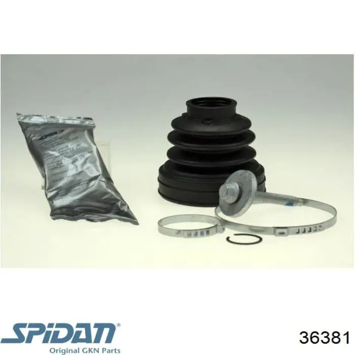 36381 GKN-Spidan Bota de proteção interna direita de junta homocinética do semieixo dianteiro