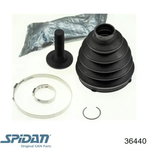 36440 GKN-Spidan Bota de proteção externa de junta homocinética do semieixo dianteiro