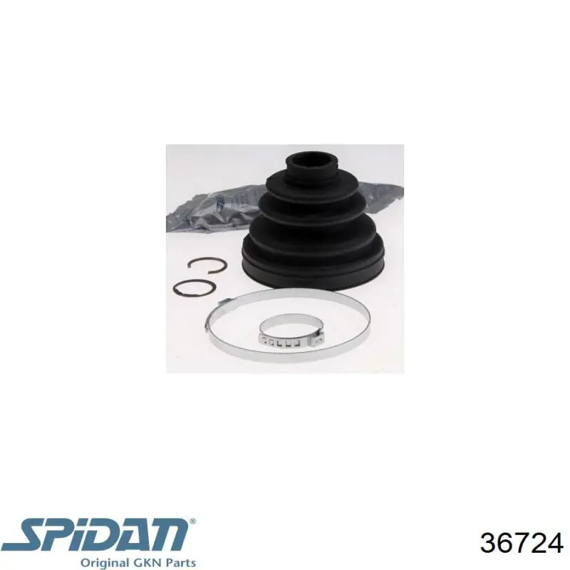 Bota de proteção interna esquerda de junta homocinética do semieixo dianteiro GKN-Spidan 36724 preço, a partir de 33,49 USD