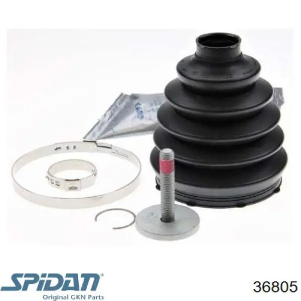 Bota de proteção externa de junta homocinética do semieixo dianteiro GKN-Spidan 36805 preço, a partir de 25,95 USD