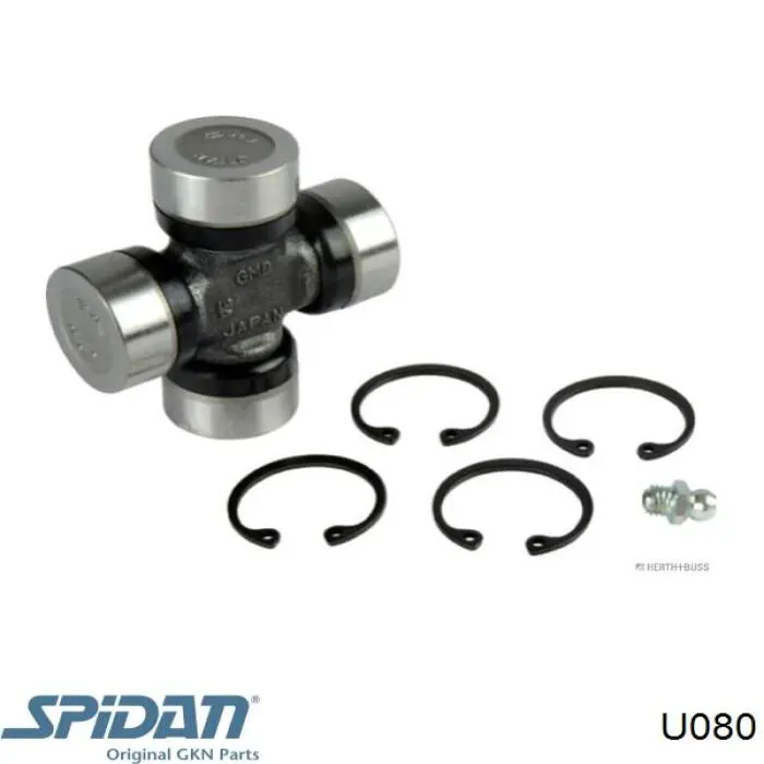 U080 GKN-Spidan Cruzeta da junta universal dianteira