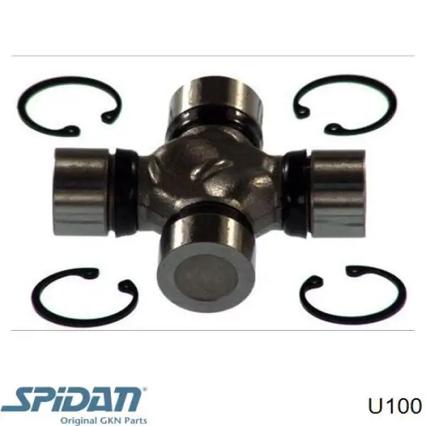 U100 GKN-Spidan Cruzeta da junta universal traseira