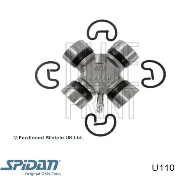 Cruzeta da junta universal traseira GKN-Spidan U110 preço, a partir de 18,90 USD