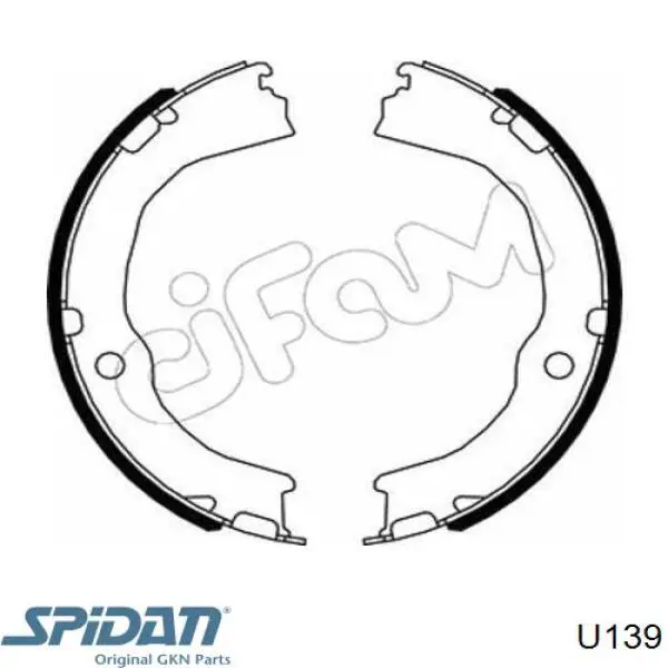 Compre U139 GKN-Spidan Cruzeta da junta universal traseira