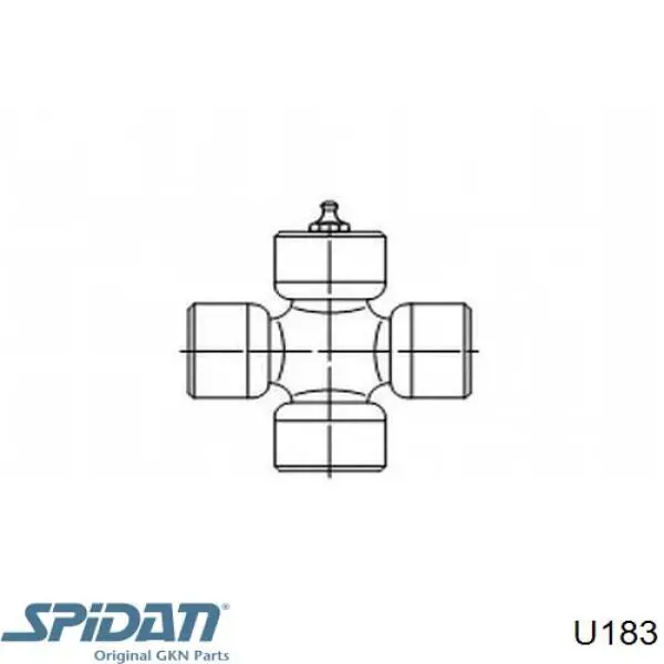 Cruzeta da junta universal traseira GKN-Spidan U183 preço, a partir de 16,13 USD