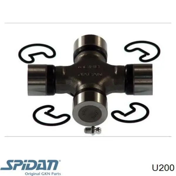 U200 GKN-Spidan Cruzeta da junta universal traseira