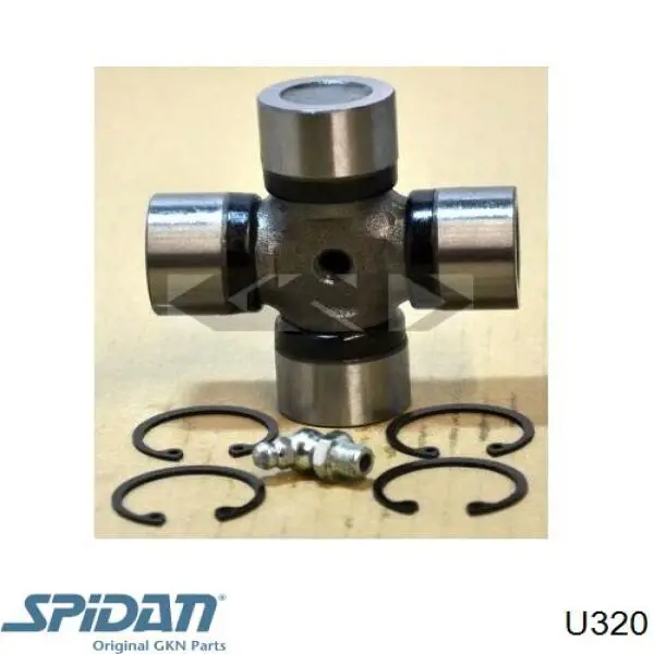 U320 GKN-Spidan Cruzeta da junta universal traseira