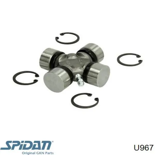 U967 GKN-Spidan Cruzeta da junta universal traseira