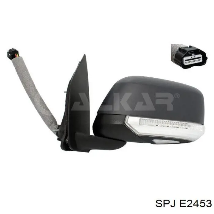 Compre E2453 SPJ Espelho de retrovisão esquerdo