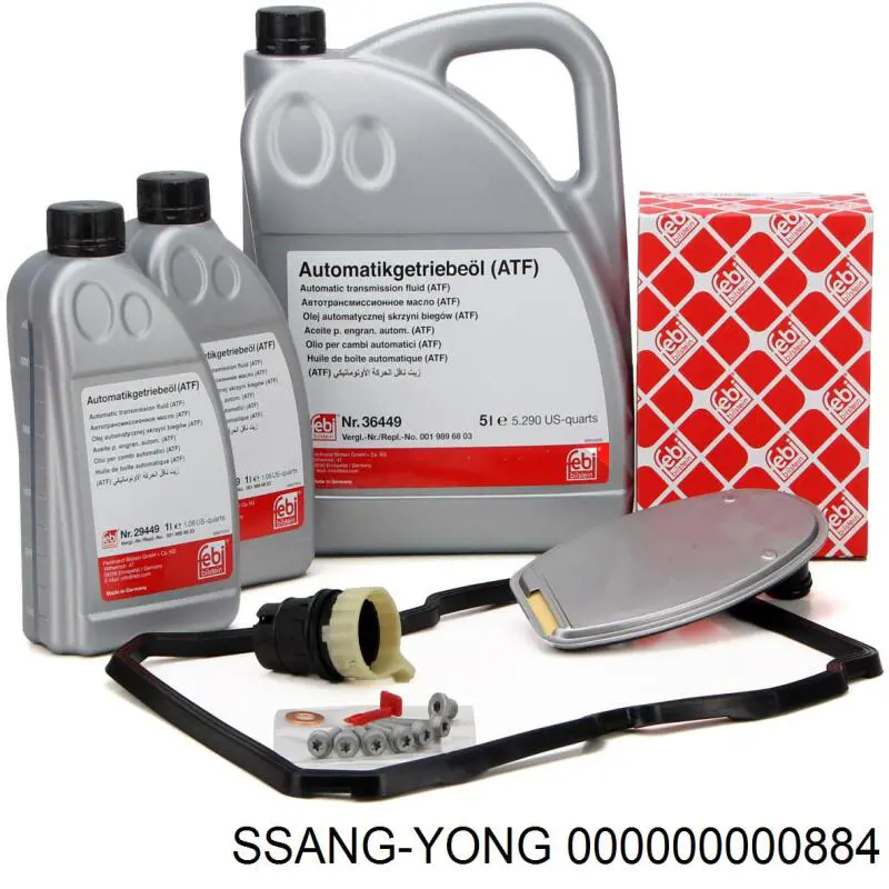 000000000884 Ssang Yong Tampão de panela da Caixa Automática de Mudança