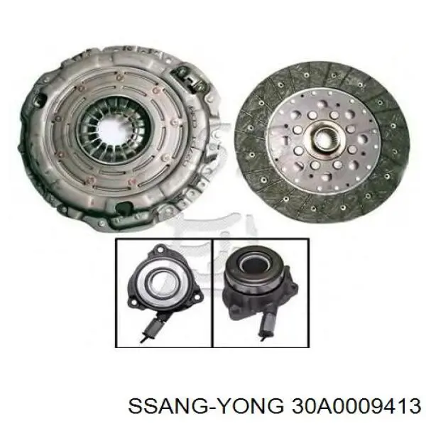 30A0009413 Ssang Yong Kit de embraiagem (3 peças)