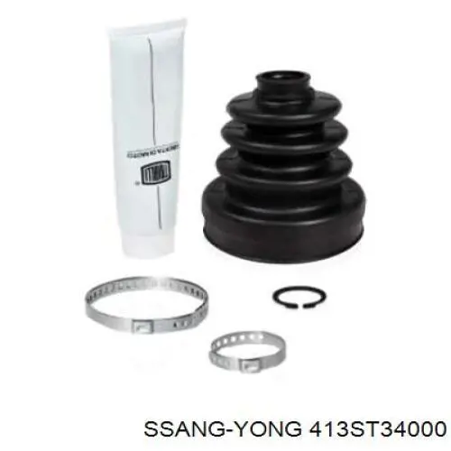 413ST34000 Ssang Yong Bota de proteção interna de junta homocinética do semieixo dianteiro