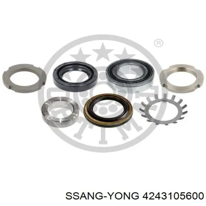 4243105600 Ssang Yong Rolamento de cubo traseiro