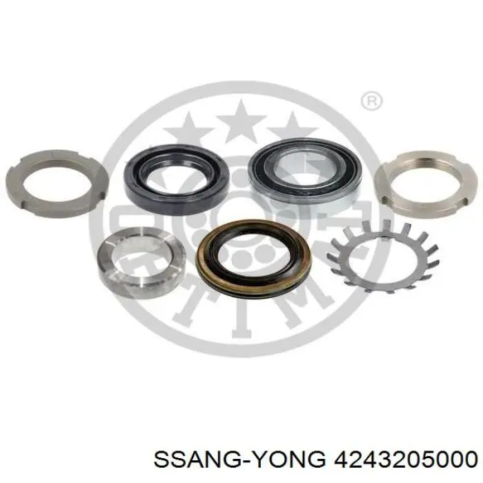 Anel de travagem de rolamento do semieixo traseiro Ssang Yong 4243205000 preço, a partir de 26,82 USD