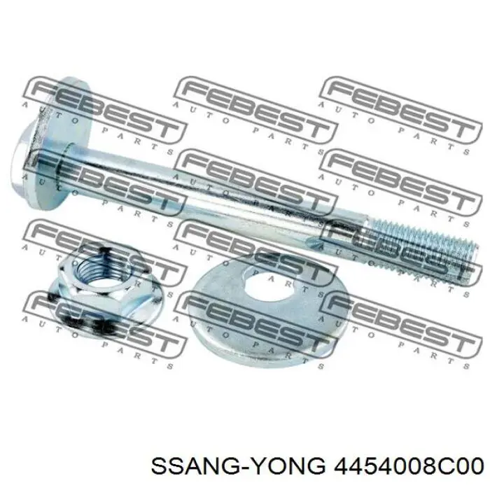 4454008C00 Ssang Yong Parafuso de fixação de braço oscilante dianteiro, inferior