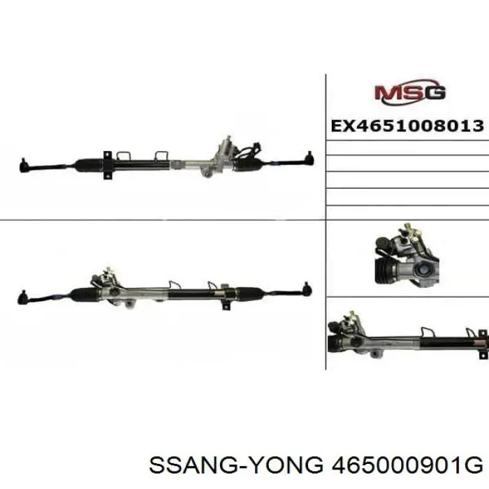 Cremalheira da direção Ssang Yong 465000901G preço, a partir de 1079,06 USD