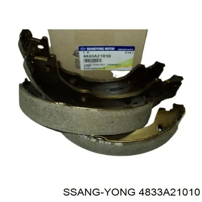 Compre 4833A21010 Ssang Yong Sapatas do freio de estacionamento