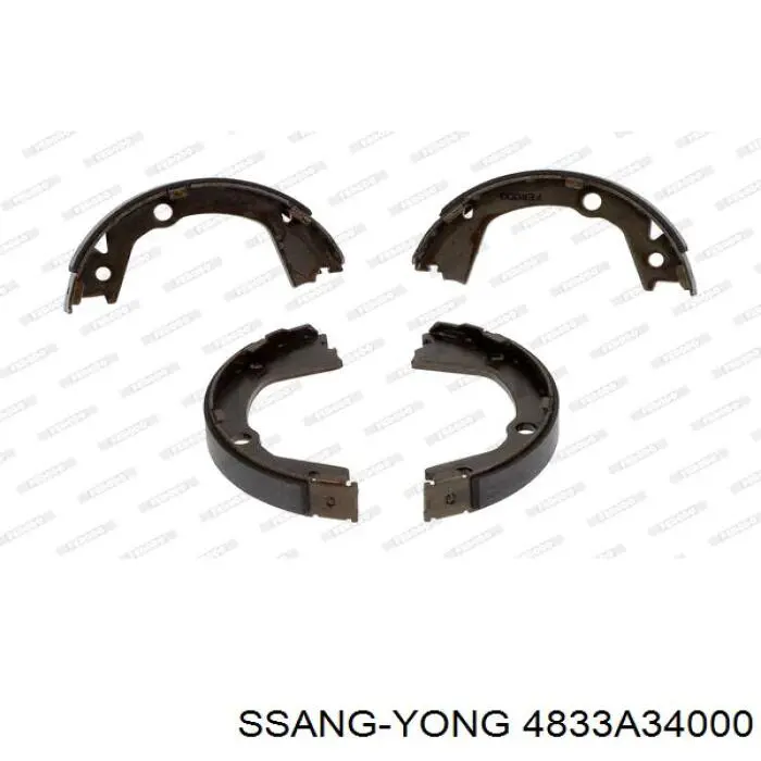 Compre 4833A34000 Ssang Yong Sapatas do freio de estacionamento