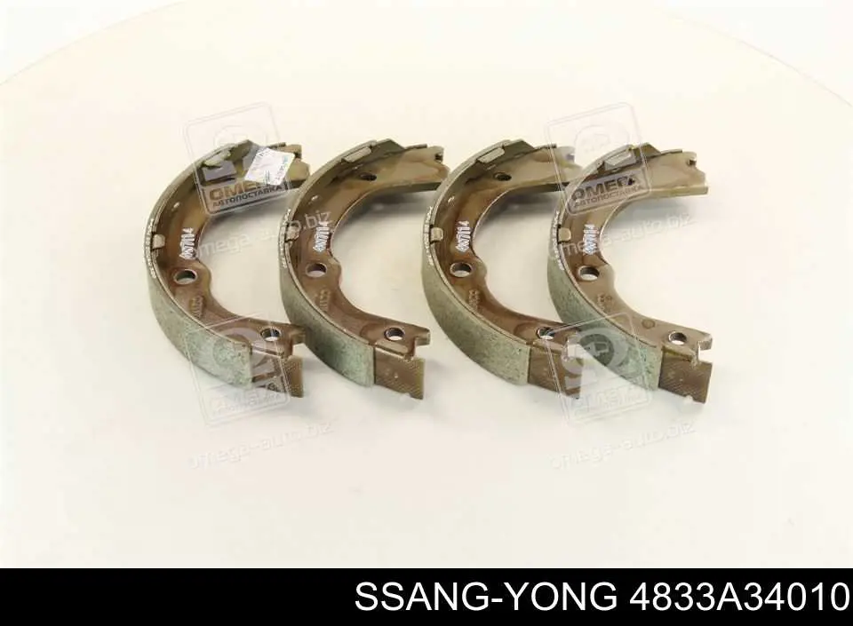 4833A34010 Ssang Yong Sapatas do freio de estacionamento