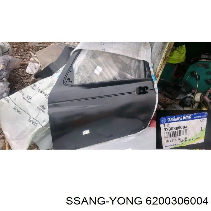 Porta dianteira esquerda Ssang Yong 6200306004 preço, a partir de 213,19 USD
