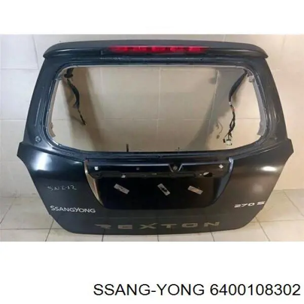 6400108302 Ssang Yong Porta traseira (3ª/5ª porta-malas (tampa de alcapão)