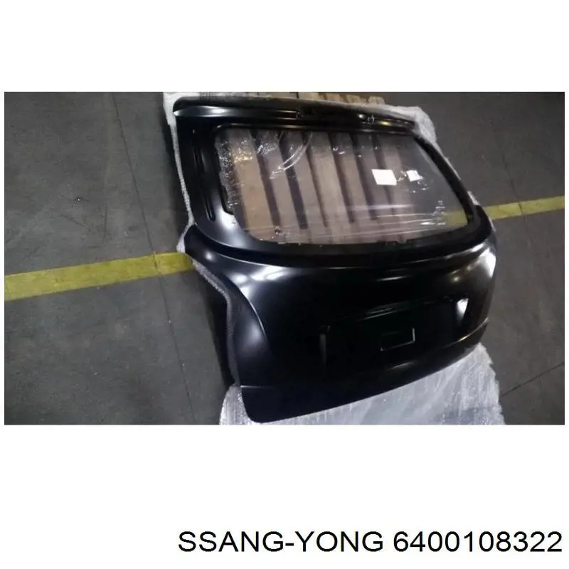 6400108322 Ssang Yong Porta traseira (3ª/5ª porta-malas (tampa de alcapão)