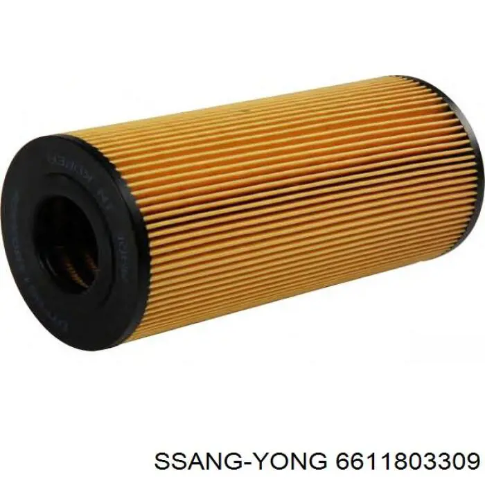 Filtro de óleo Ssang Yong 6611803309 preço, a partir de 10,27 USD