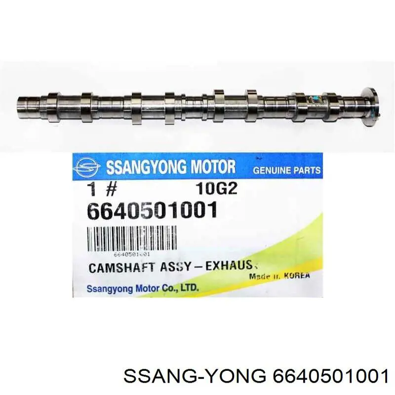 Árvore distribuidora de motor de escape Ssang Yong 6640500401 preço, a partir de 204,40 USD