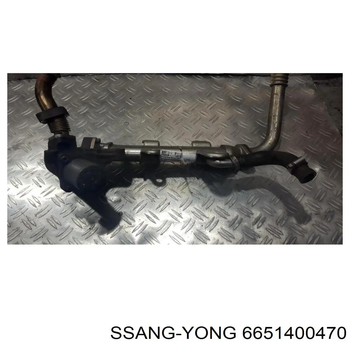 6651400470 Ssang Yong Radiador do sistema EGR de recirculação dos gases de escape