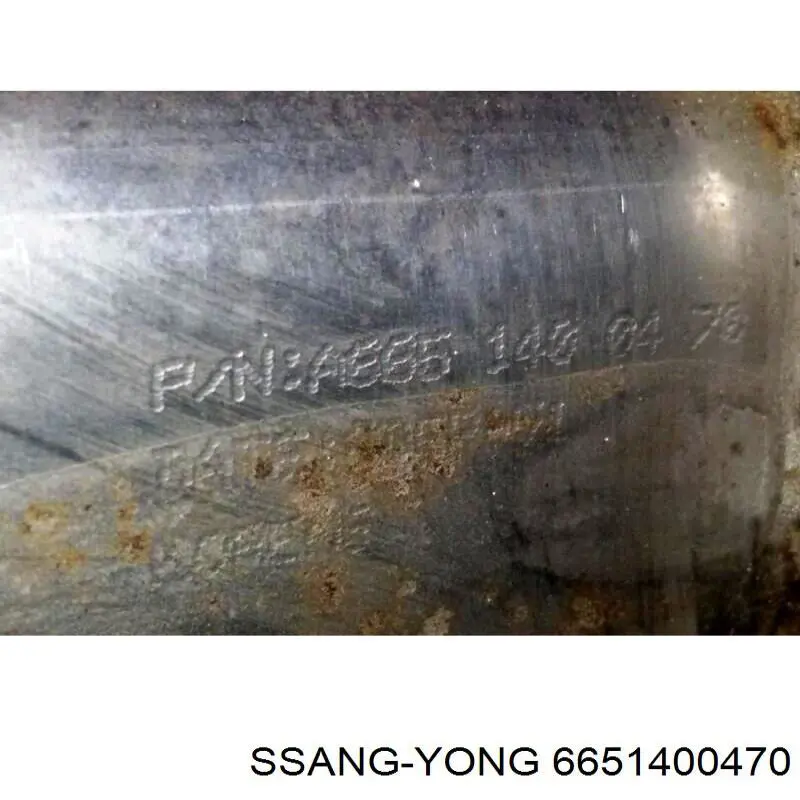 Radiador do sistema EGR de recirculação dos gases de escape Ssang Yong 6651400470 preço, a partir de  USD