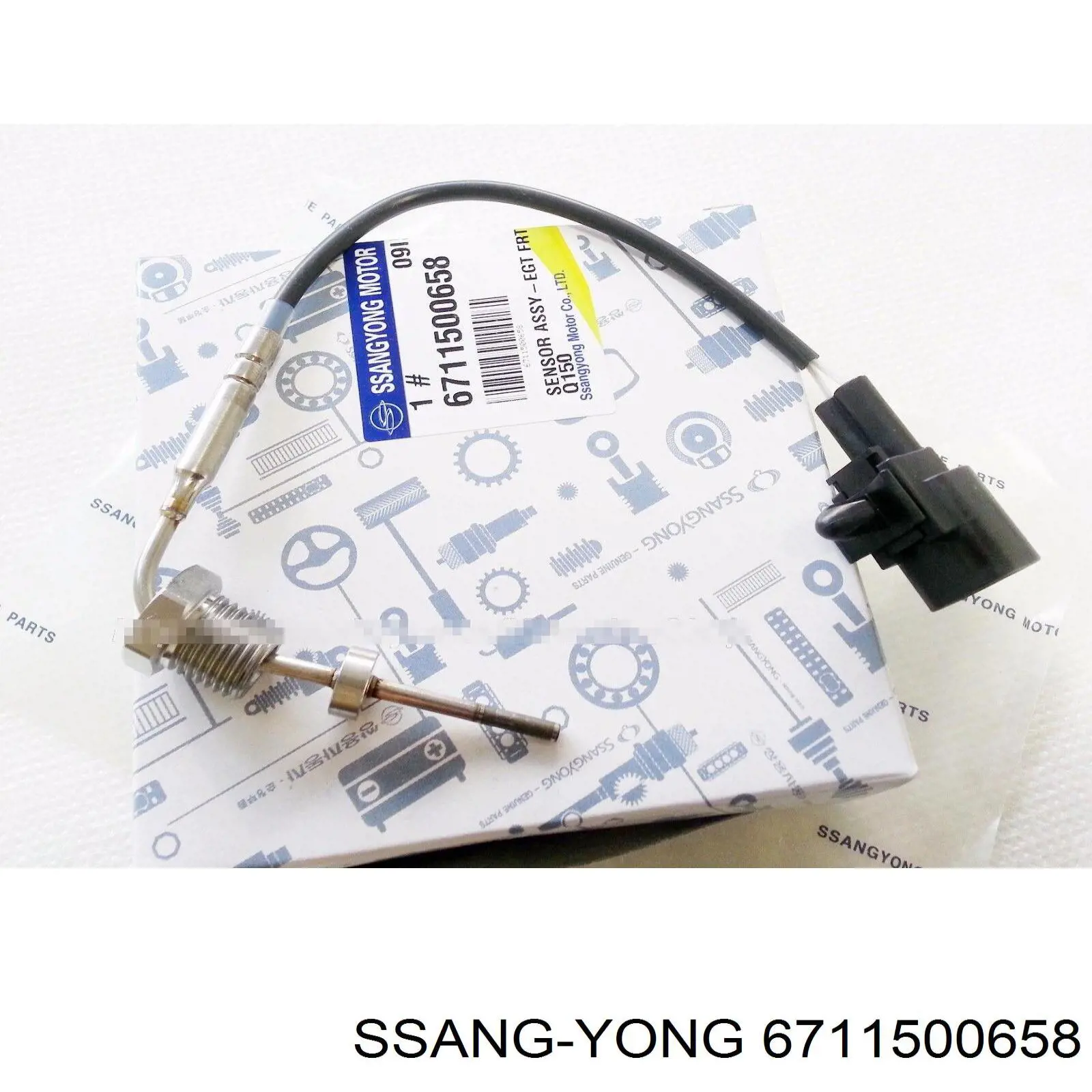 6711500658 Ssang Yong Sensor de temperatura dos gases de escape (GE), antes de turbina