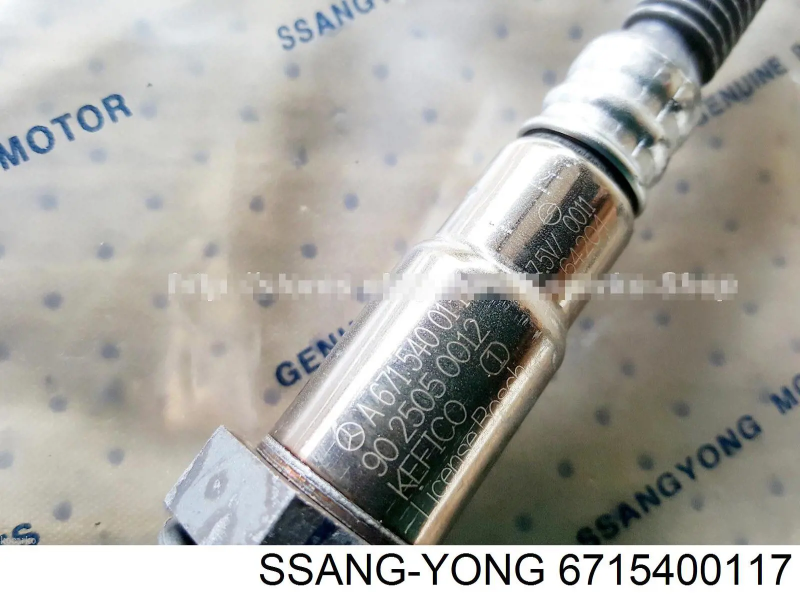 Sonda lambda, sensor de oxigênio 6715400117 Ssang Yong
