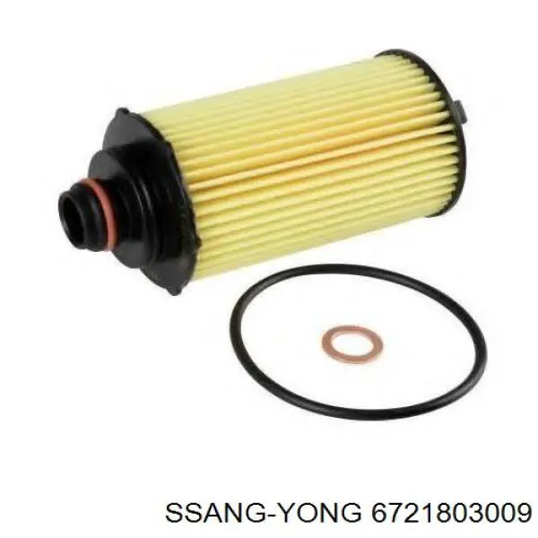 Filtro de óleo Ssang Yong 6721803009 preço, a partir de 9,91 USD